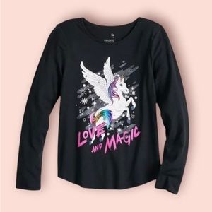 Girls SO Graphic Favorite Long Sleeve Shirt SZ 10/12